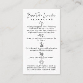 Tintes de cuerdas + Tarjetas de atención posterior