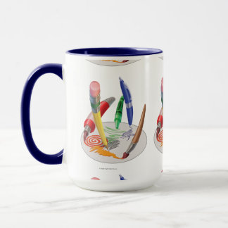 Tintineo del tintineo poca taza enorme del arte