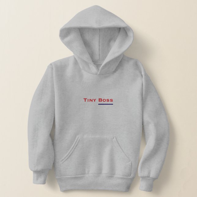 Tiny Boss Kids Hoodie – Funny Cute Trending Kids  (Distribución )