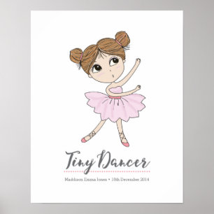 Tiny Dancer bailarina impresión personalizada