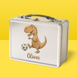 Tiny Trex Jugando Fútbol Personalizado
