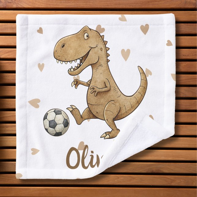 Tiny Trex Jugando Fútbol Personalizado (Subido por el creador)
