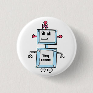 TinyTechie 1 1/4" botón