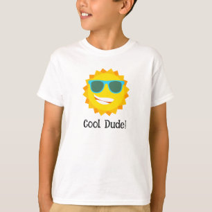 "¡Tío Genial!" Camiseta de dibujos animados de sol