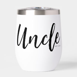 Tío personalizado Est. Tipografía moderna del guió
