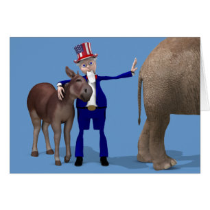 Tío Sam ama a los burros