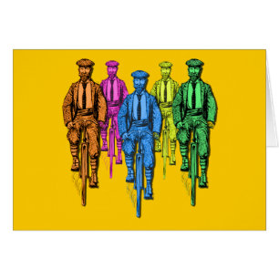 Tíos del vintage cinco en el ilustracion de las