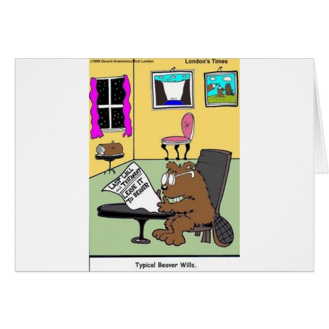 Típico castor de última voluntad y testamento (Anverso (Horizontal))