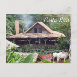 Típico hogar costarricense y postal de Oxcart