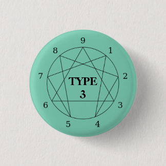 Tipo 3 botón de Enneagram