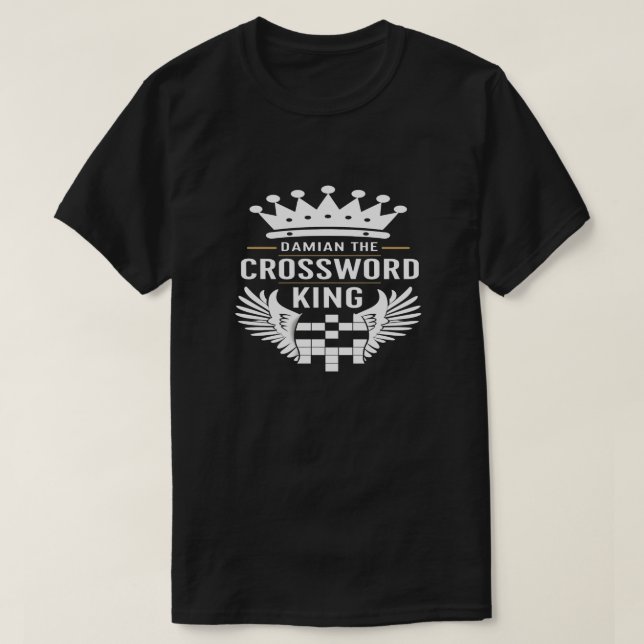 tipo de crucigrama de camisa (Diseño del anverso)
