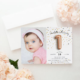 Tipo de globo | Foto Invitación a la fiesta de cum