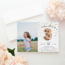 Tipo de globo | Foto Invitación a la fiesta de ter