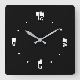 Tipo de letra Zomz: blanco y negro> Relojes de par