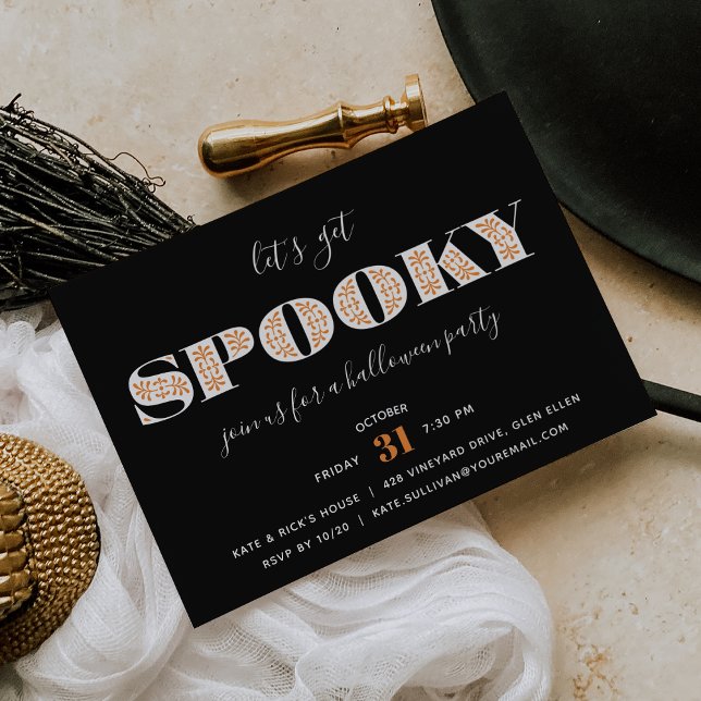Tipo de trama | Invitación a la fiesta de Hallowee (Subido por el creador)