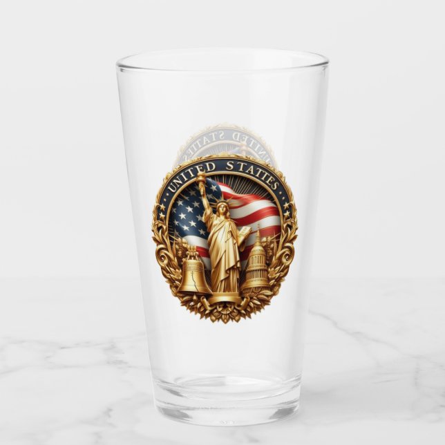 Tipo de vaso de beber patriótico (Anverso)
