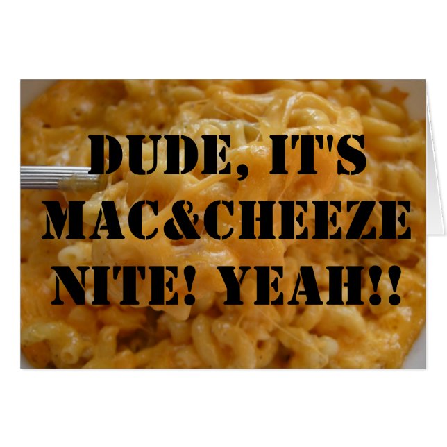 ¡Tipo, es Mac&Cheeze Nite! ¡Sí!! (Anverso (Horizontal))