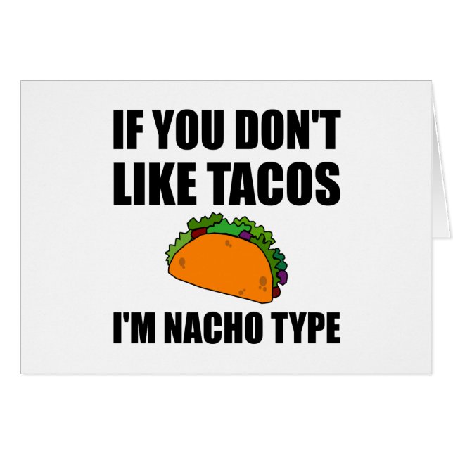 Tipo fan divertida del Nacho del Tacos (Anverso (Horizontal))