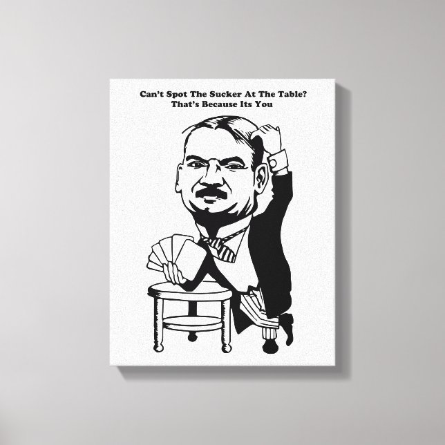 tipo juego de póquer casino sucker cita arte (Anverso)