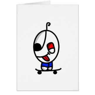 tipo que anda en monopatín divertido