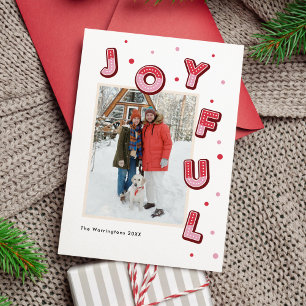 Tipografía 3D de Navidad en negrita y alegre Foto