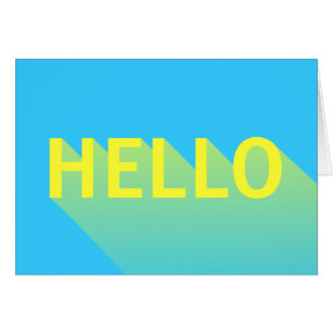 Tipografía azul y amarilla vibrante moderna del