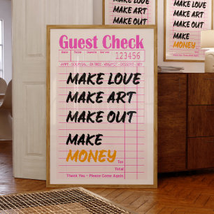 Tipografía Coquette Arte de Pared Motivacional Fem