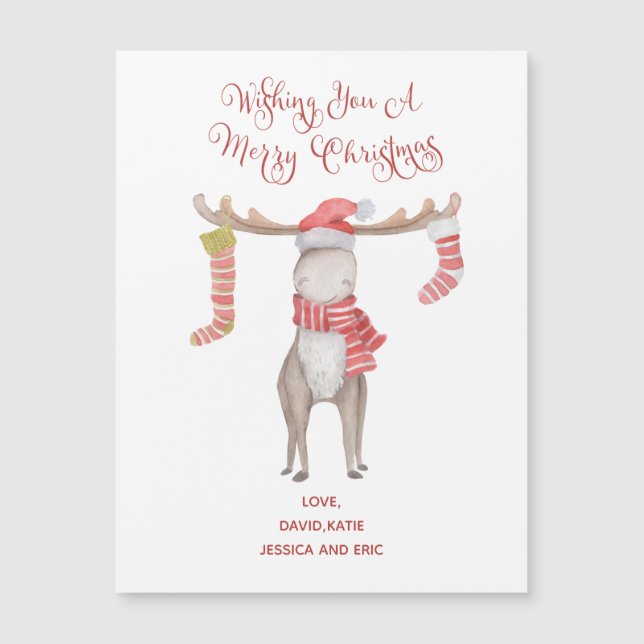 Tipografía de alce suave navidad (Anverso)