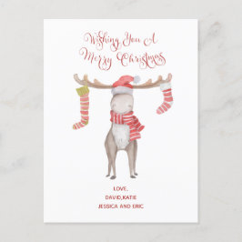 Tipografía de alce suave navidad