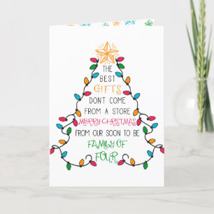 Tipografía de árbol de Navidad pronto será familia