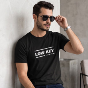 Tipografía de Bajo Perfil Camiseta Gráfica para Ho