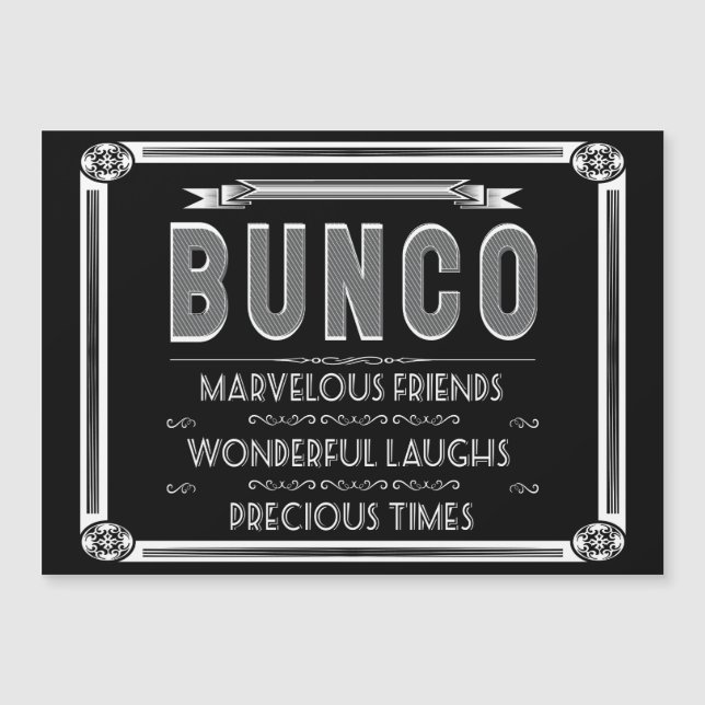 Tipografía de Bunco Vintage (Anverso)
