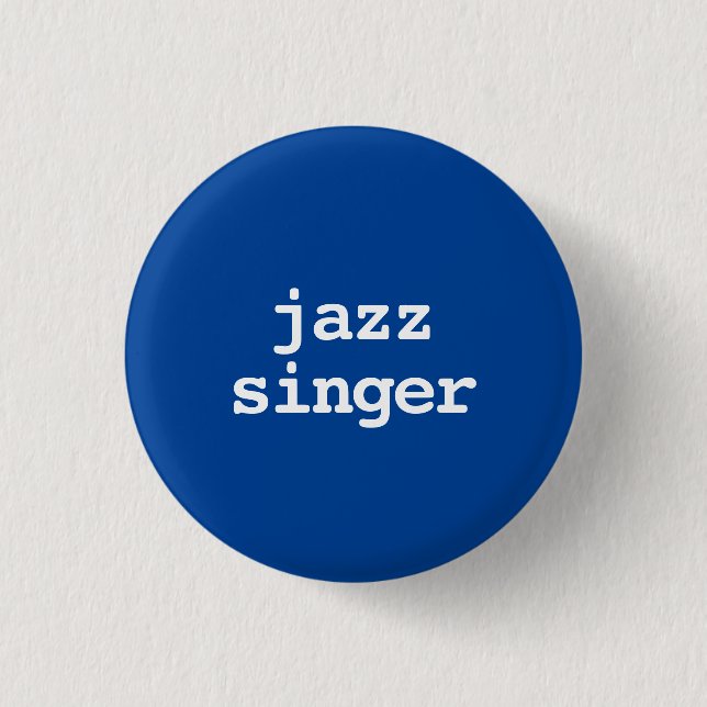 tipografía de cantante de jazz Botón (Anverso)