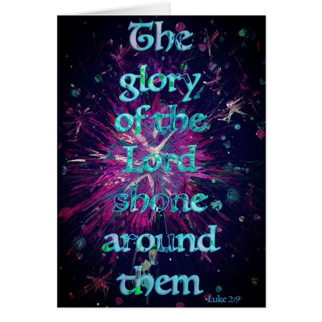 tipografía de cita bíblica de Navidad (Frente)