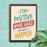 Tipografía de citas motivacionales en placa de mad<br><div class="desc">Cita motivacional colorida en placa de madera,  perfecta para añadir estilo y positividad a tu casa u oficina. ¡Un gran regalo para amigos,  colegas o adolescentes!</div>