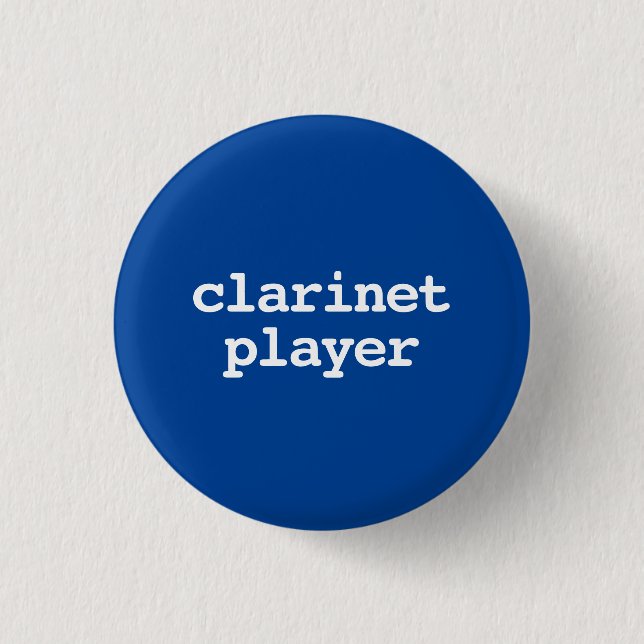 tipografía de clarinetista Botón (Anverso)