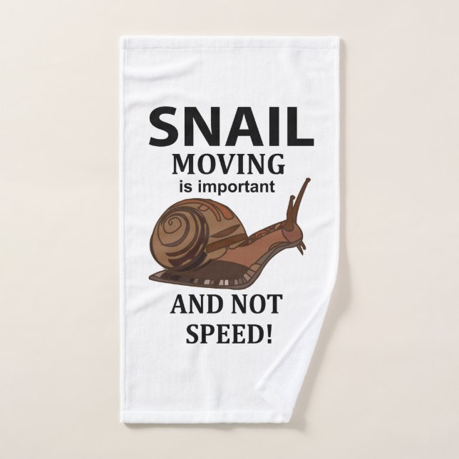 Tipografía de concha de animal caracol  (Toalla de mano)