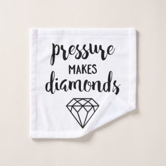 Tipografía de guiones "La presión hace diamantes"