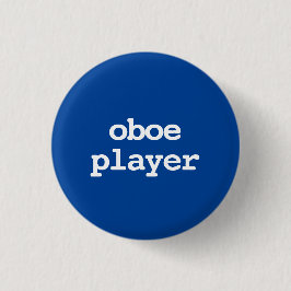 tipografía de intérprete de oboe Botón