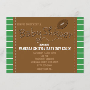 Tipografía de Invitación de Fiesta de Baby Shower 