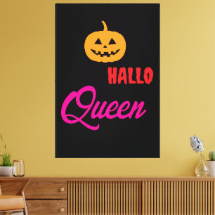 Tipografía de la Reina Rosa Arte de Halloween con