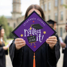 Tipografía de moda graduado lo clavó púrpura