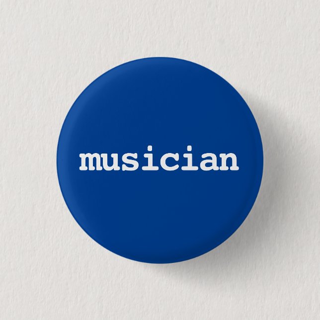 tipografía de músico Botón (Anverso)
