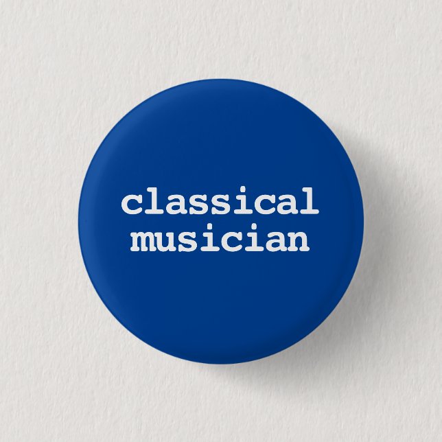 tipografía de músico clásico Botón (Anverso)