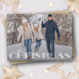 Tipografía de Navidad Retro Merry