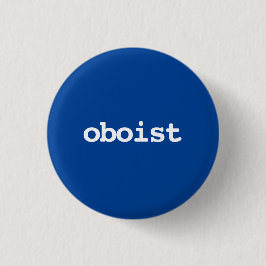 tipografía de oboísta Botón