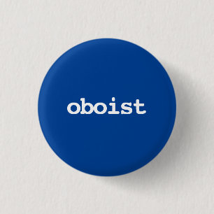 tipografía de oboísta Botón