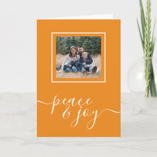 Tipografía de Paz y Alegría de Navidad Foto de Vac