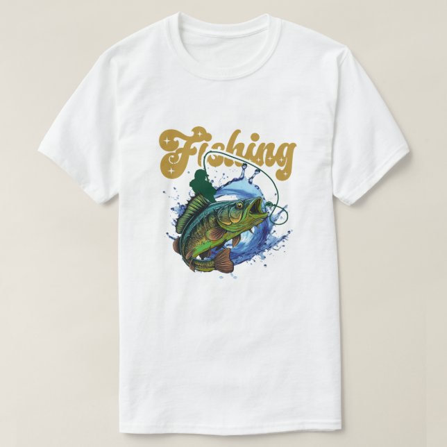 Tipografía de pesca vectores de diseño de camiseta (Diseño del anverso)