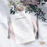 Tipografía de presupuesto Cualquier menú Boda de g<br><div class="desc">Tipografía Cualquier Menú Boda de guiones de color. Un precio económico de 5, 5" x 8, 5", en una elegante stock de 110 lb LINEN - para un ambiente de lujo a gran valor, es perfecto para menús, así como invitaciones y programas, etc. Esta alternativa de tamaño de presupuesto también...</div>